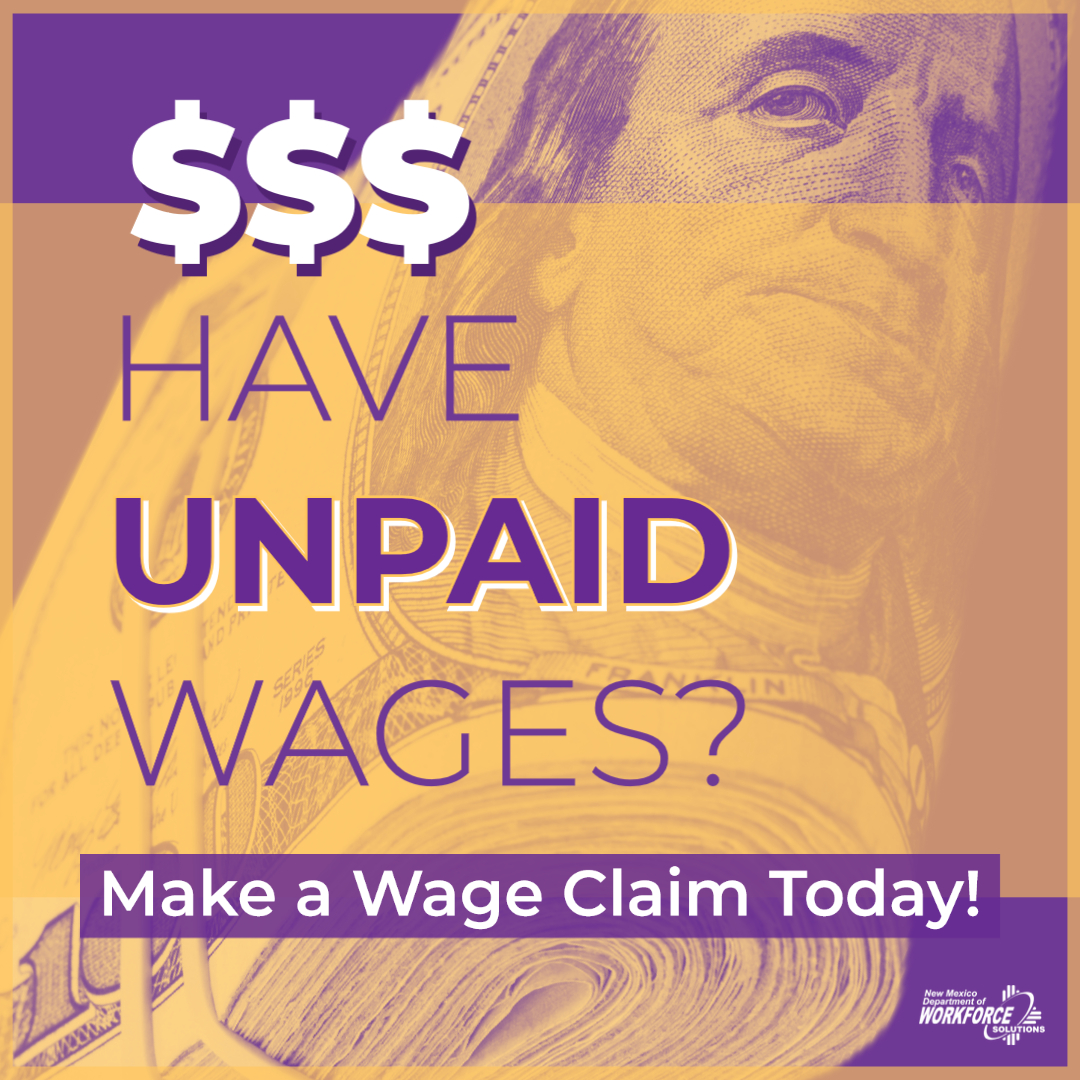 Unpaid Wages Form